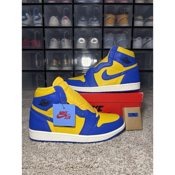NIKE Jordan 1 Retro High OG Reverse Laney FD2596-700 Size 12W / 10.5 M FAST SHIP - Picture 1 of 7